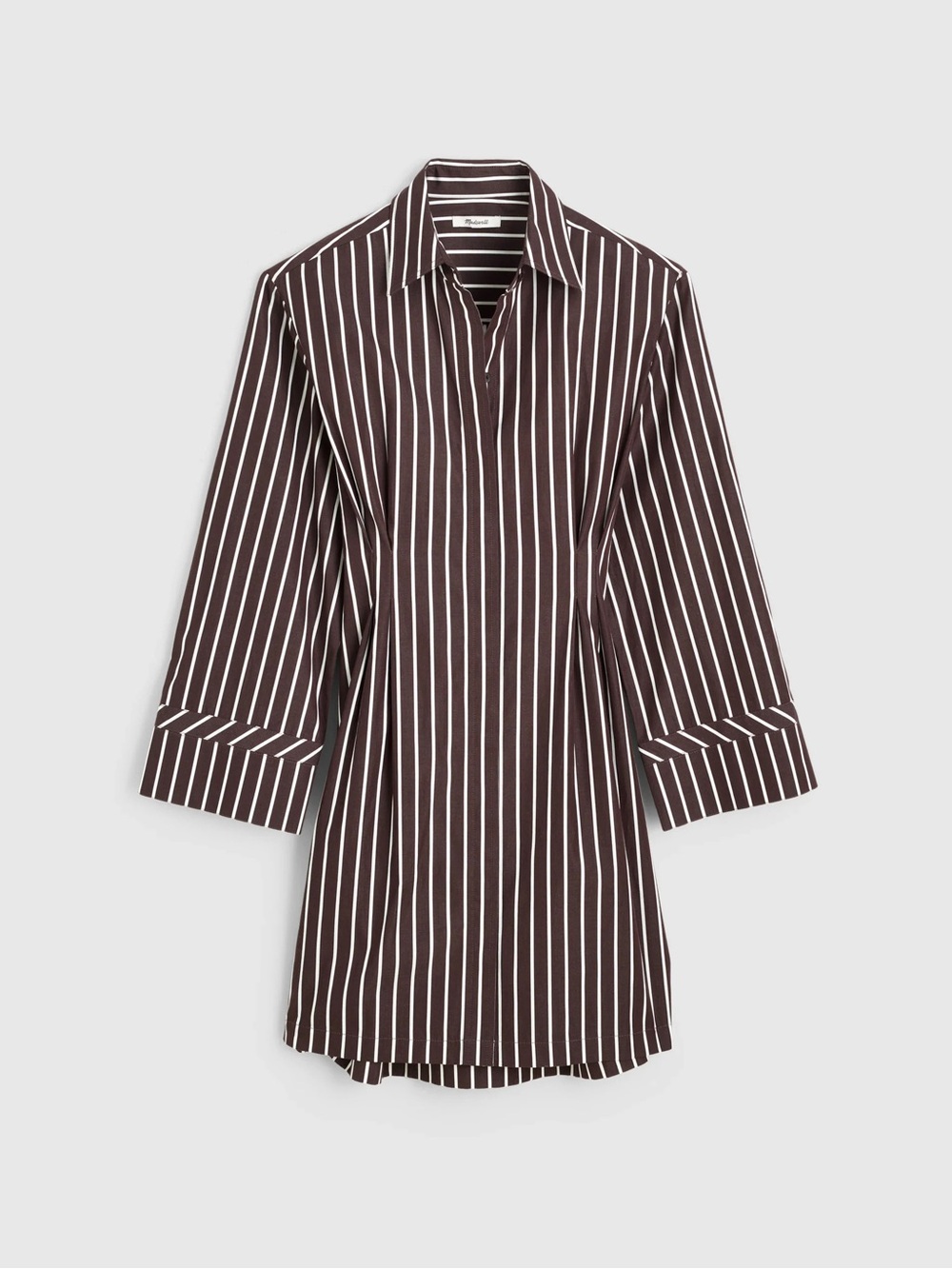 Madewell Tucked Mini Shirtdress NWT